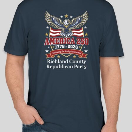Richland County Republican Party Tri-Blend Short Sleeve (RED & NAVY OPTIONS)