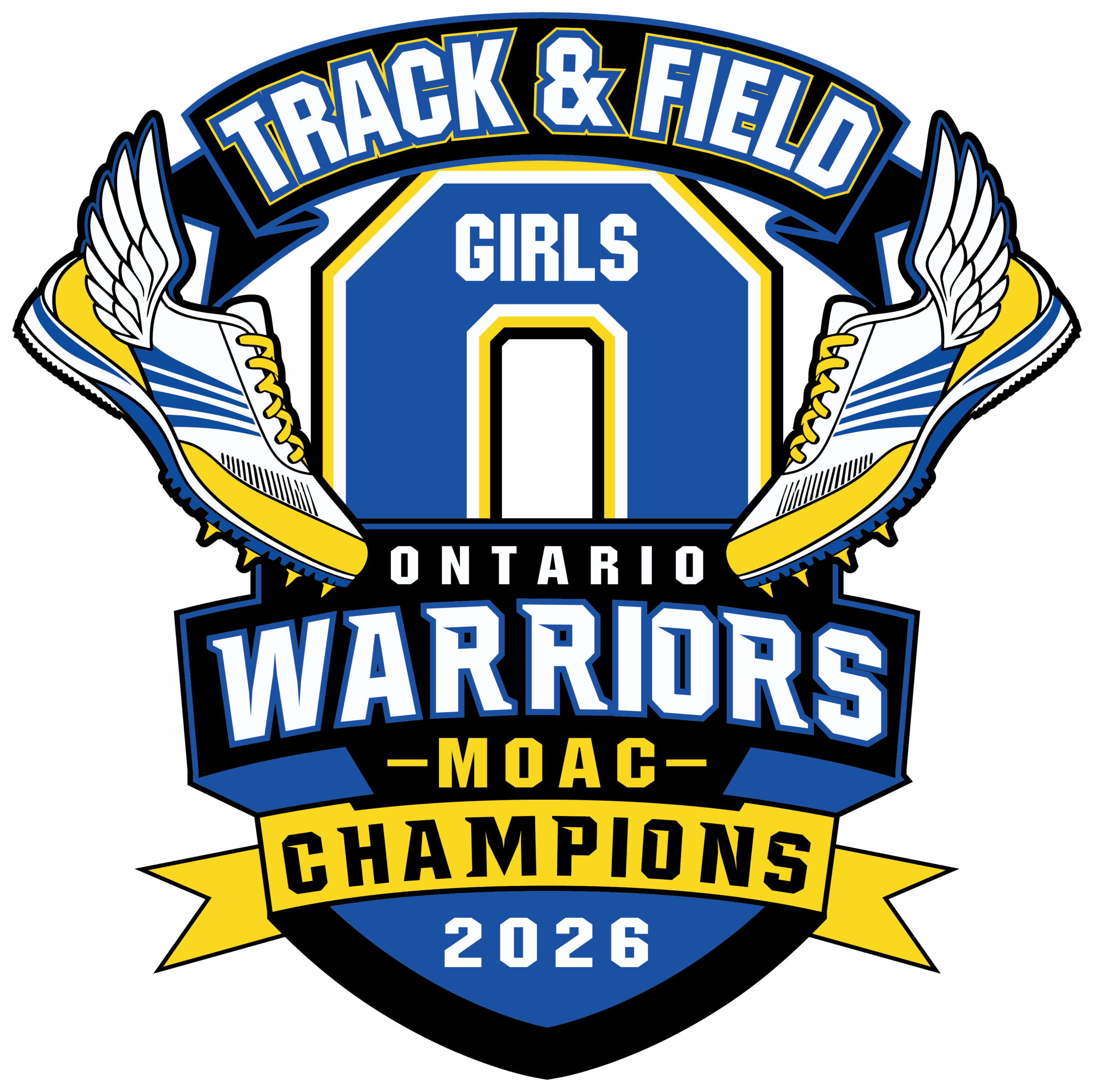 2026 Ontario Track & Field Girls MOAC Champion T-Shirt - Image 3