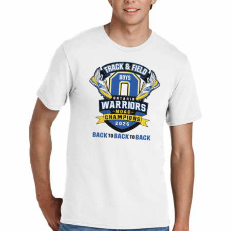 2026 Ontario Track & Field Boys MOAC Champion T-Shirt back to back to back