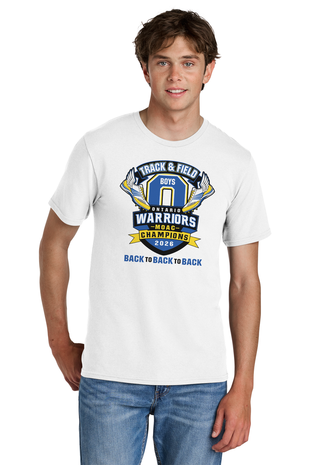 2026 Ontario Track & Field Boys MOAC Champion T-Shirt back to back to back