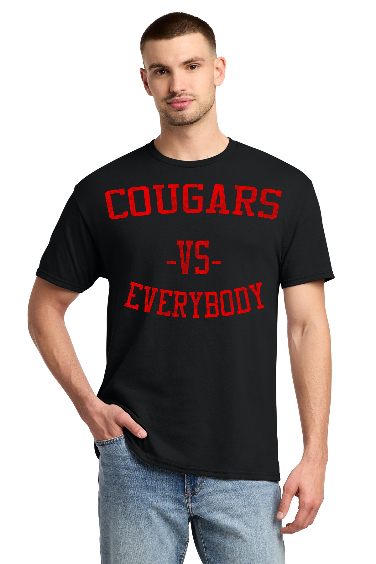*new Cougars VS Everybody T-Shirt