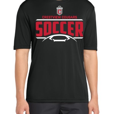 Crestview Soccer Sport-Tek with logo (Black)