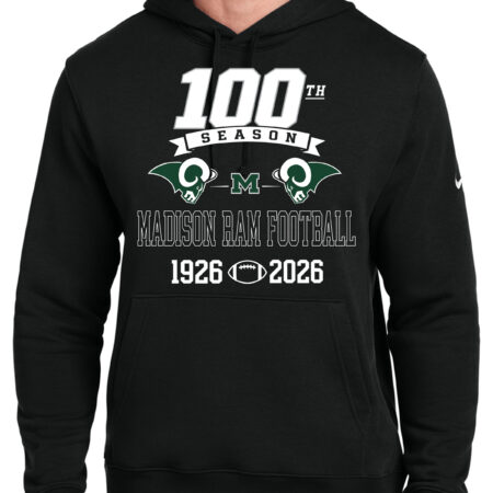 Madison Football 100th NIKE Hoodie **NIKE Club Fleece**!!