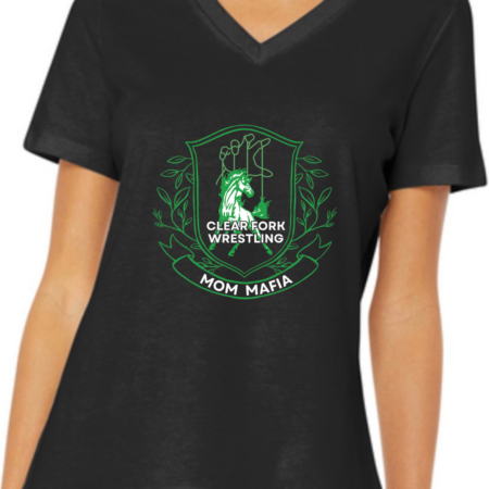 2026 ClearFork Wrestling BELLA+CANVAS® Women’s V-Neck Tee