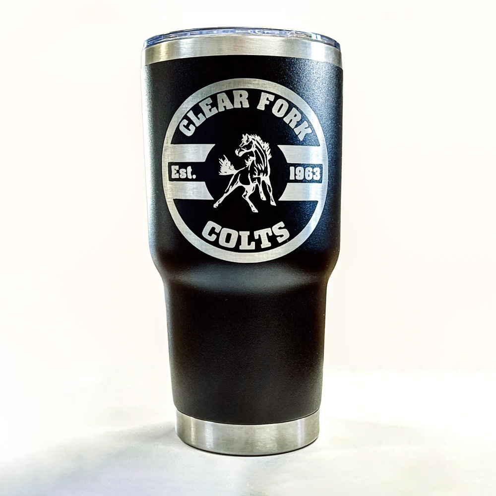 !! Clear Fork Colts Tumbler !!