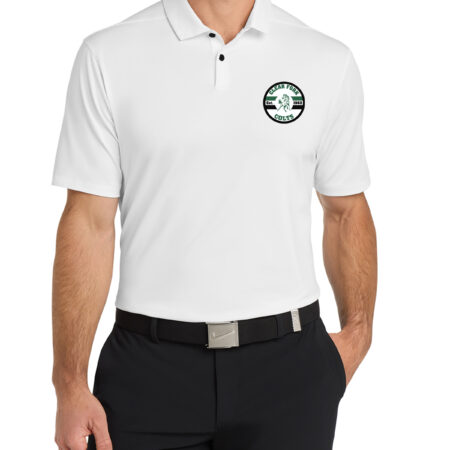 Clearfork Wrestling Nike Polo -Embroidered-White