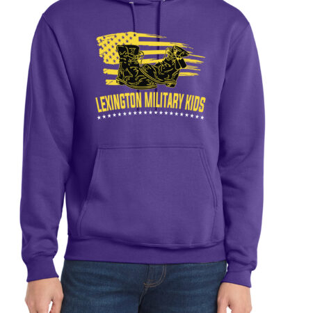 LEXINGTON MILITARY KIDS - ADULT HOODIE